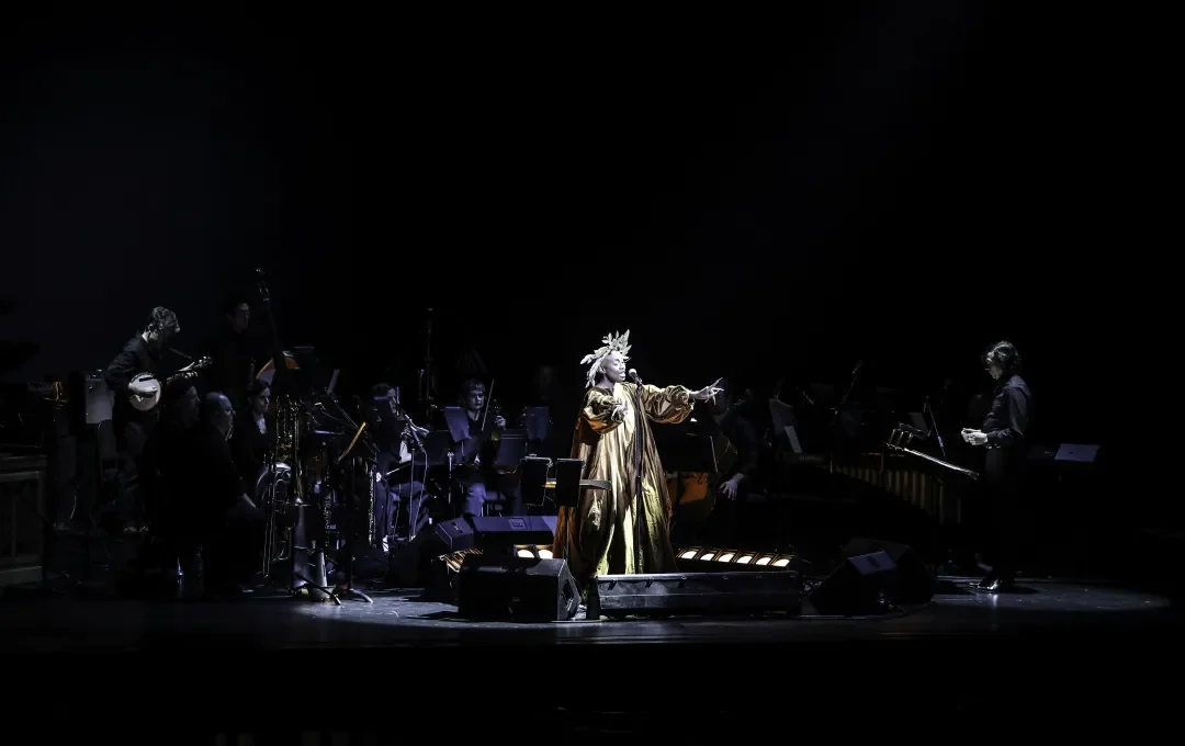 Cecile McLorin Salvant with band