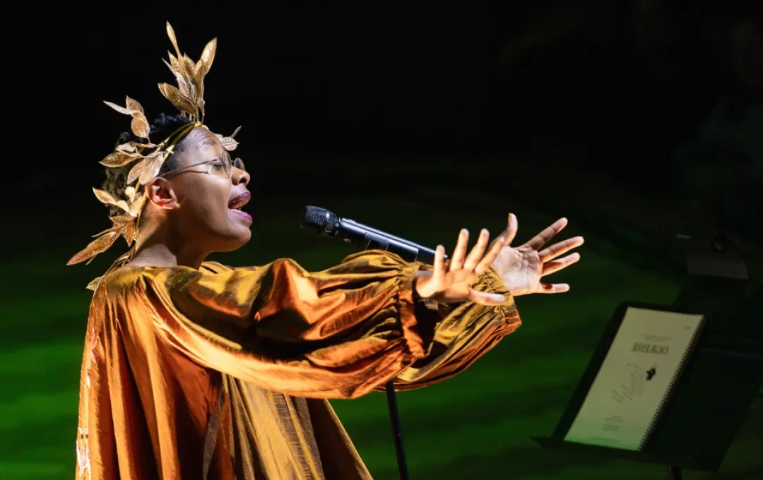 Cecile McLorin Salvant with band