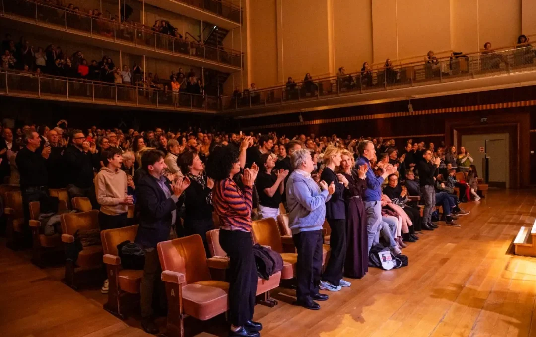 Audience at Flagey