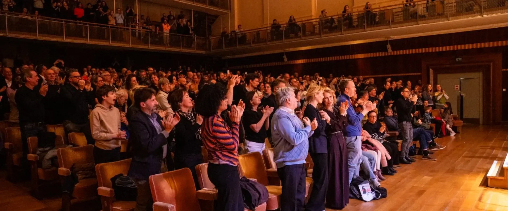 Audience at Flagey