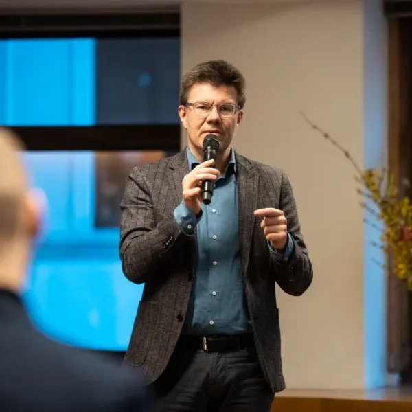 Sven Gatz speeching at Klarafestival