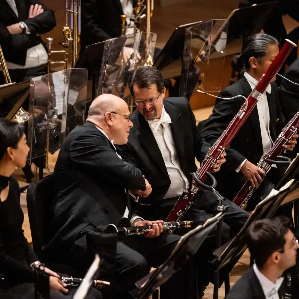 Musicians shaking hands