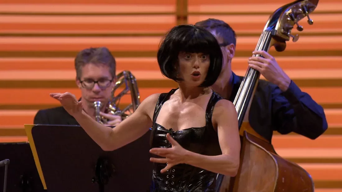 Barbara Hannigan performing Ligeti's Grand Macrabre